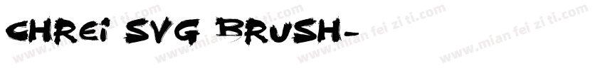 chrei svg brush字体转换